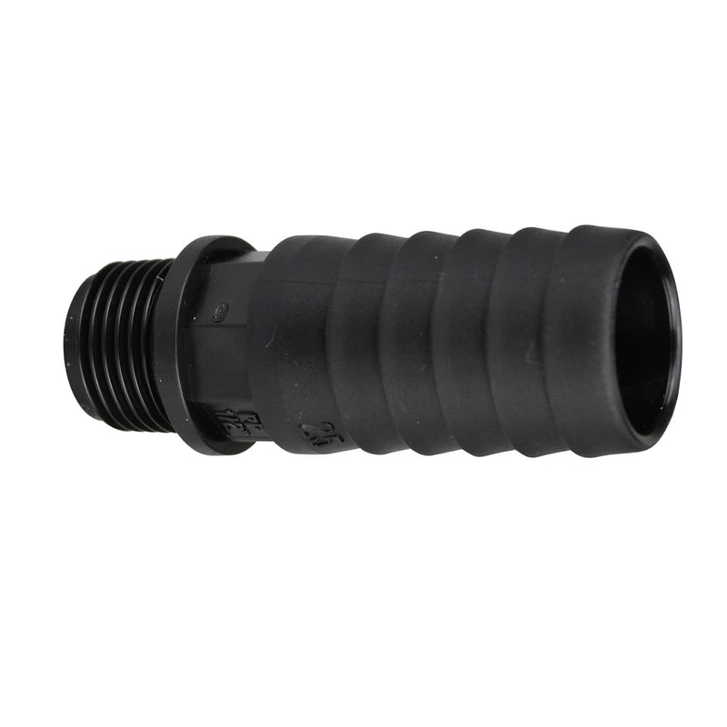 Heissner Embout cannelé 25 mm - 1/2 pouce - Raccordement de tuyau - Heissner 4006873416067 Z298-00