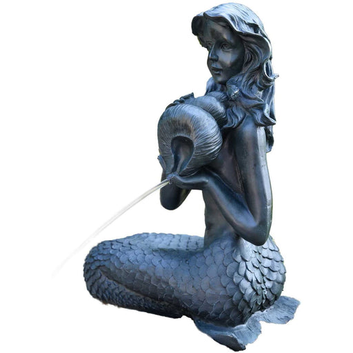 Heissner Figurine de bassin « Sirène à l'amphore » 39 x 26 x 54 cm - Cracheur pour bassin - Heissner 4006873428732 003235-00