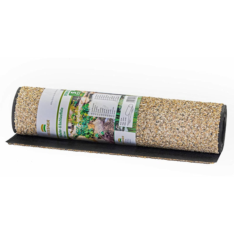Heissner Film imitation pierre 0,6 x 2,5 m - Pour berges de bassin et ruisseaux - Heissner 4006873426608 TF596-52