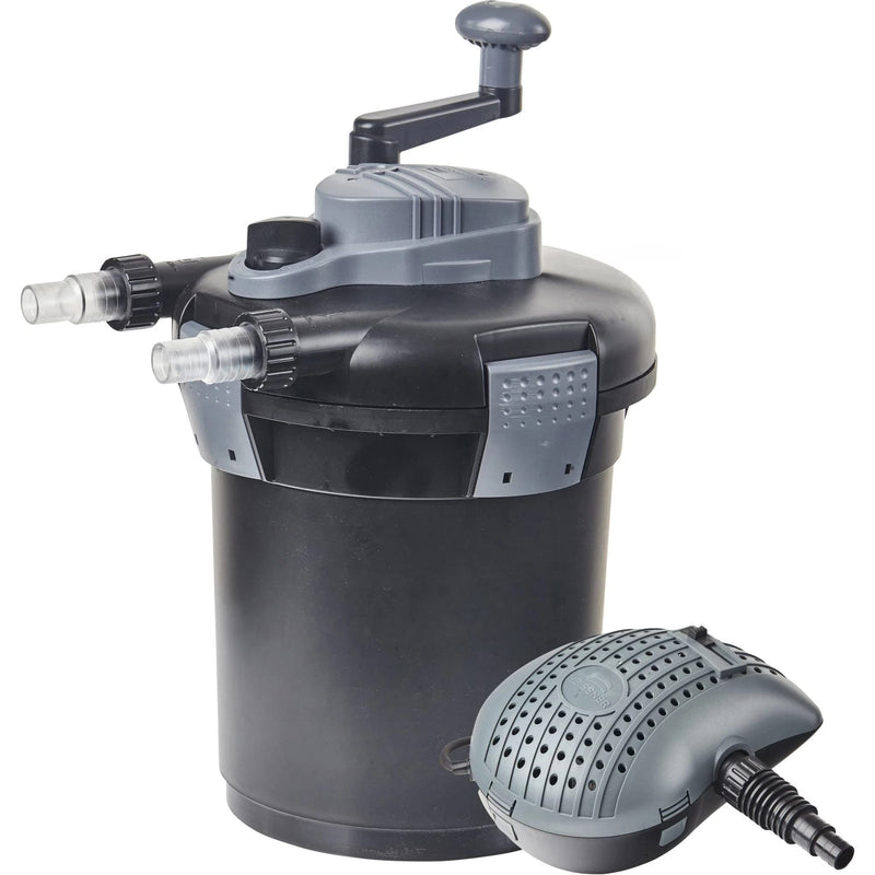 Heissner Filtre à Pression avec Pompe et UVC 7W 4006873429838 HLF3000-00