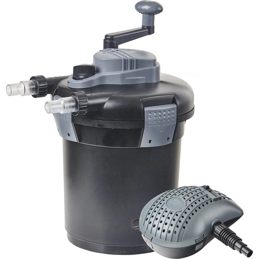 Heissner Filtre à Pression avec Pompe et UVC 7W 4006873429838 HLF3000-00