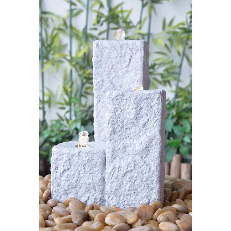 Heissner Fontaine de Jardin Heissner Neptun LED Grise 4006873426288 016616-09