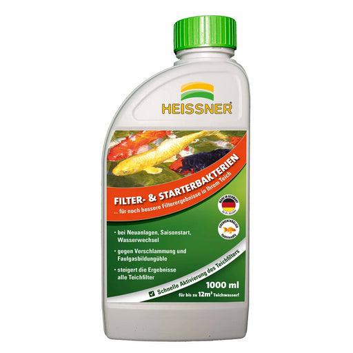 Heissner Heissner Bactéries de Démarrage pour Bassin FILTER & START-BAKTERIEN 1000 ml 4006873428619 TZ755-00