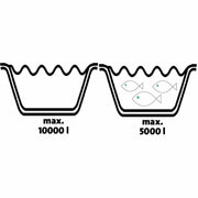 Heissner Heissner Filtre à Pression FPU10000-00 avec Pompe, UV-C 11W et Tuyau – Kit de Filtration Complet pour Bassin 4006873297352 FPU10000-00