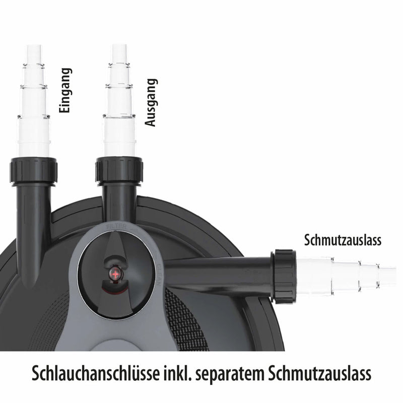 Heissner Heissner Filtre à Pression HLF4000-00 avec Pompe et Clarificateur UV-C 7W – Kit de Filtration pour Bassin 4006873298953 HLF4000-00