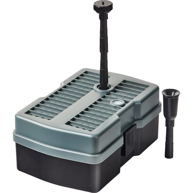 Heissner Heissner Filtre Sous-Marin Solaire avec Pompe de Fontaine 600 l/h – 5W UVC 4006873429678 SFU600UV-00
