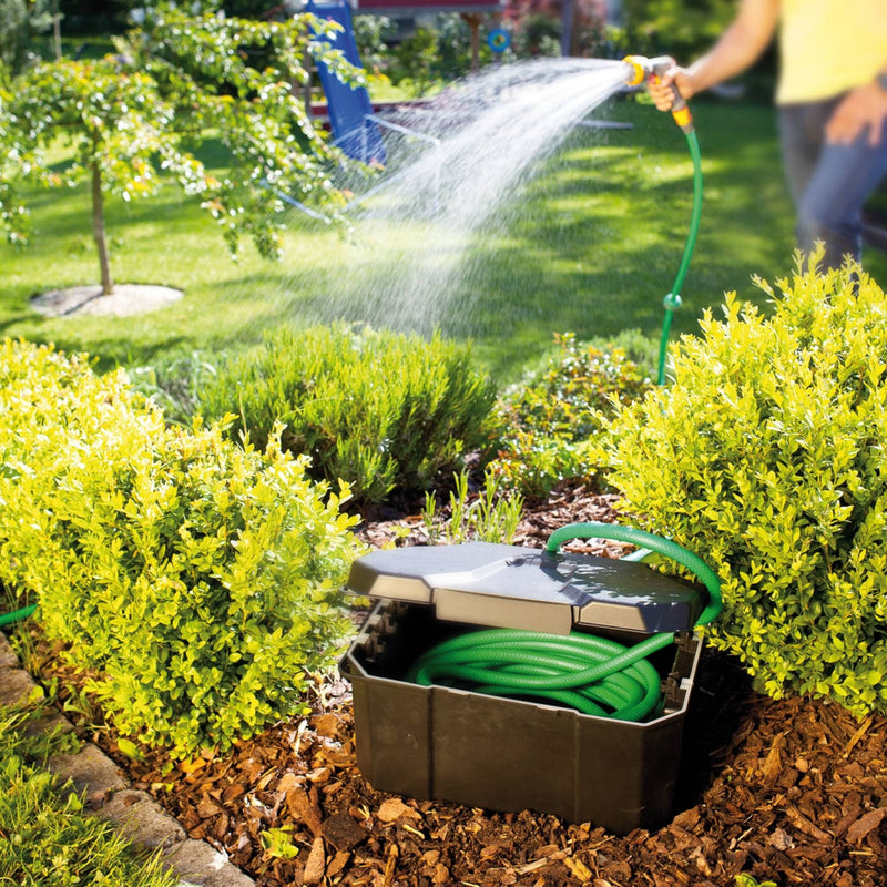 Heissner Heissner Power-Box Boîtier de Distribution Électrique IP64 – Coffret Étanche pour Jardin, Piscine et Éclairage Extérieur 4006873414599 Z960-00