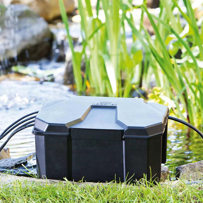 Heissner Heissner Power-Box Boîtier de Distribution Électrique IP64 – Coffret Étanche pour Jardin, Piscine et Éclairage Extérieur 4006873414599 Z960-00