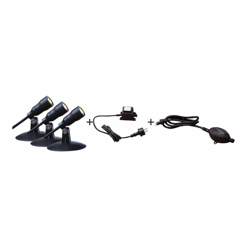 Heissner Heissner Smart Light Starter Set – Spots LED Connectés pour Bassin et Jardin avec Contrôle Intelligent 4006873423553 L410-00