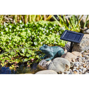 Heissner Heissner SOLAR Teichfigur "Frosch" mit Wasserspielpumpe 4006873429586 SSP3245-00