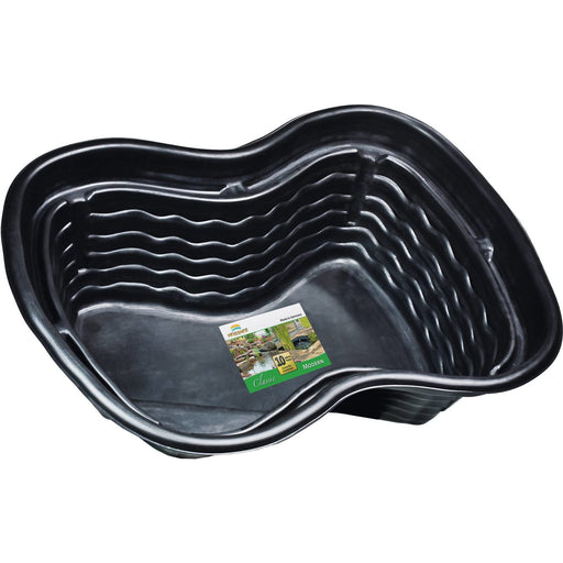 Heissner Kit bassin préformé 500 litres avec pompe, zéolithe et canard décoratif - Bassin de jardin prêt à installer - Heissner 4035393028245 Teich-02
