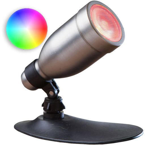 Heissner Kit de démarrage SMART LIGHTS WiFi avec 3 spots RGB - Éclairage connecté pour bassin et jardin - Heissner 4035393028115 L433-Set1