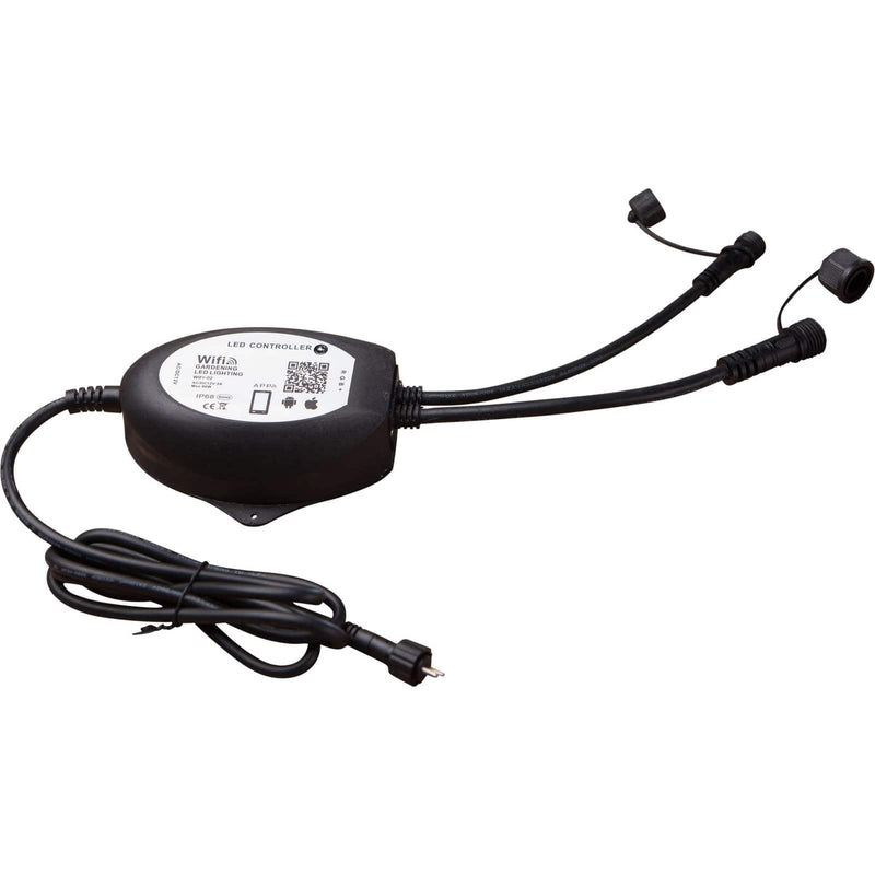 Heissner Kit de démarrage SMART LIGHTS WiFi avec 3 spots RGB - Éclairage connecté pour bassin et jardin - Heissner 4035393028115 L433-Set1