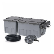 Heissner Kit de Filtration Continue pour Bassin 40 m³ – 10 000 l/h avec Lampe UVC 36W 4006873428664 FPU40000-00