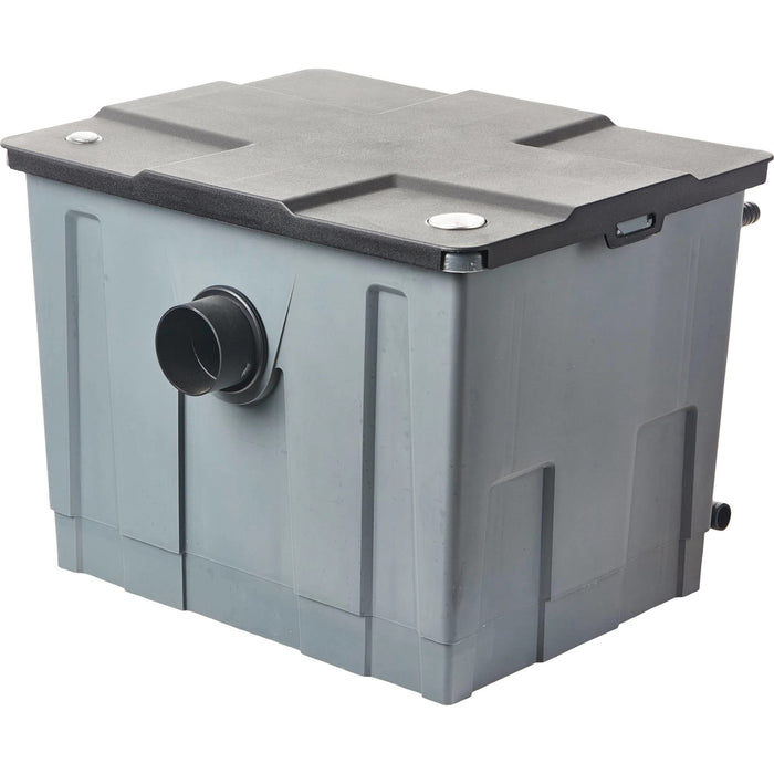 Heissner Kit de Filtration Solaire pour Bassin 8 m³ – Pompe 3000 l/h avec 2 x 20W Panneaux Solaires 4006873429722 SF8000-00