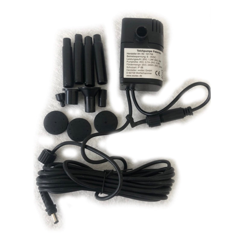 Heissner Kit pompe de bassin solaire 300 l/h - Pièce détachée - Heissner 4006873419846 ET10-SP301
