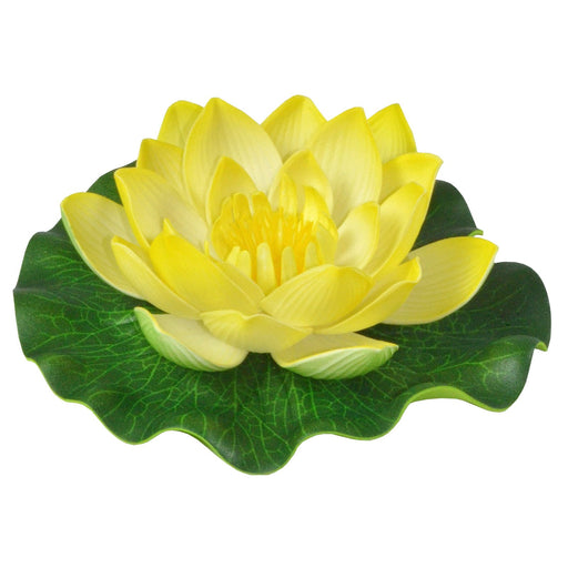 Heissner Nénuphar décoratif jaune - petite taille - Décoration flottante - Heissner 4006873422983 001123-00