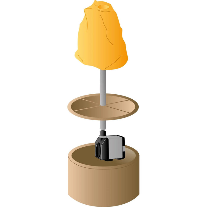 Heissner Pompe de Fontaine d’Intérieur 300 l/h 4006873261124 P300-i