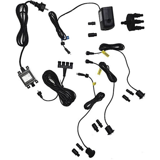 Heissner Set de 3 éclairages LED avec pompe (Set A / PS1003-L) pour fontaine en pierre - Pièce détachée - Heissner 4006873303800 ET20-16914