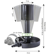 Heissner Skimmer d’Étang Debout 4006873425205 F551-00