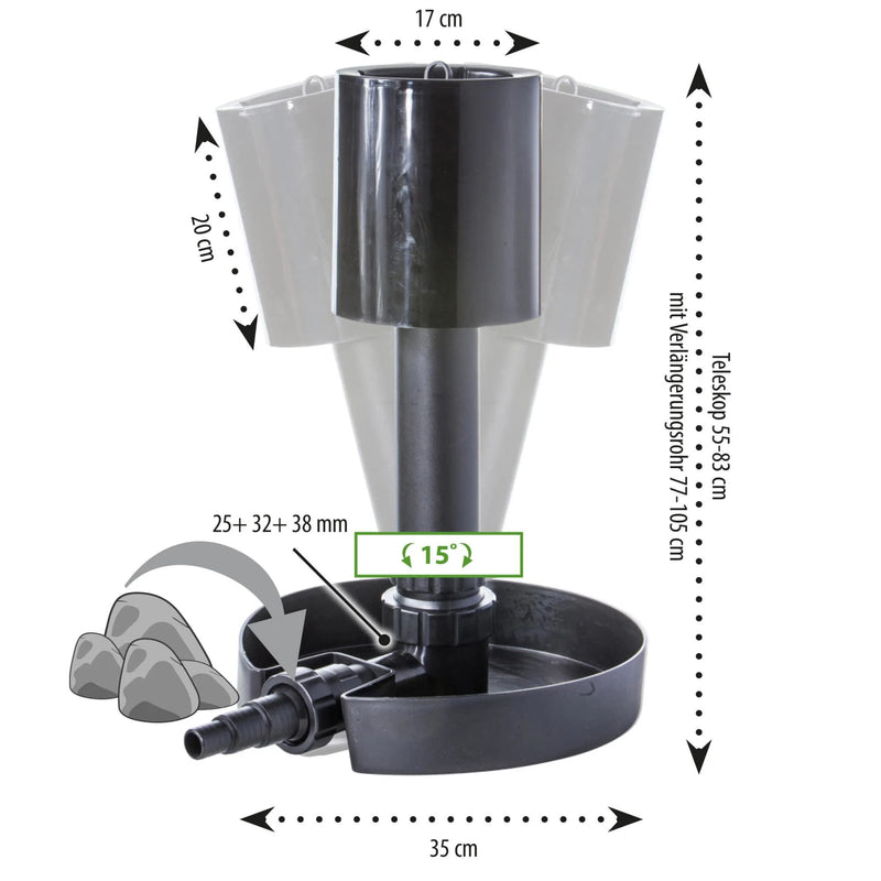 Heissner Skimmer d’Étang Debout 4006873425205 F551-00