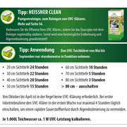 Heissner Smartline Stérilisateur UV 18 W 4006873414940 WWF418-00