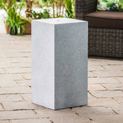 Heissner Socle décoratif TOWER gris 39 x 39 x 68 cm - Support pour fontaine de terrasse - Heissner 4006873424123 016612-09