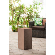 Heissner Socle décoratif TOWER terracotta 39 x 39 x 68 cm - Support pour fontaine de terrasse - Heissner 4006873424598 016612-17