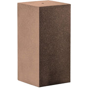 Heissner Socle décoratif TOWER terracotta 39 x 39 x 68 cm - Support pour fontaine de terrasse - Heissner 4006873424598 016612-17
