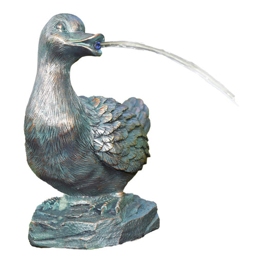 Heissner Statue de Bassin Canard Décoratif 25 x 15 x 30 cm – Figurine de Jardin pour Étang et Bassin 4006873428695 003231-00