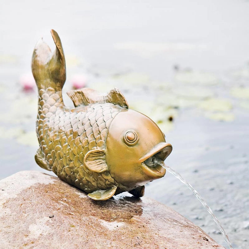 Heissner Statue de Bassin Poisson Décoratif 43 cm 4006873397601 003291-00