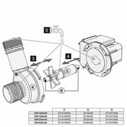 Heissner Turbine sans axe pour pompe HSP1000-00 - Pièce détachée - Heissner 4006873403746 ZP10S-00