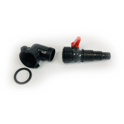 Heissner Vidange de fond avec vanne et raccord de tuyau pour FPU16000 / FPU24000 (dès 2021) - Pièce détachée - Heissner 4006873427261 ET15-FP16N