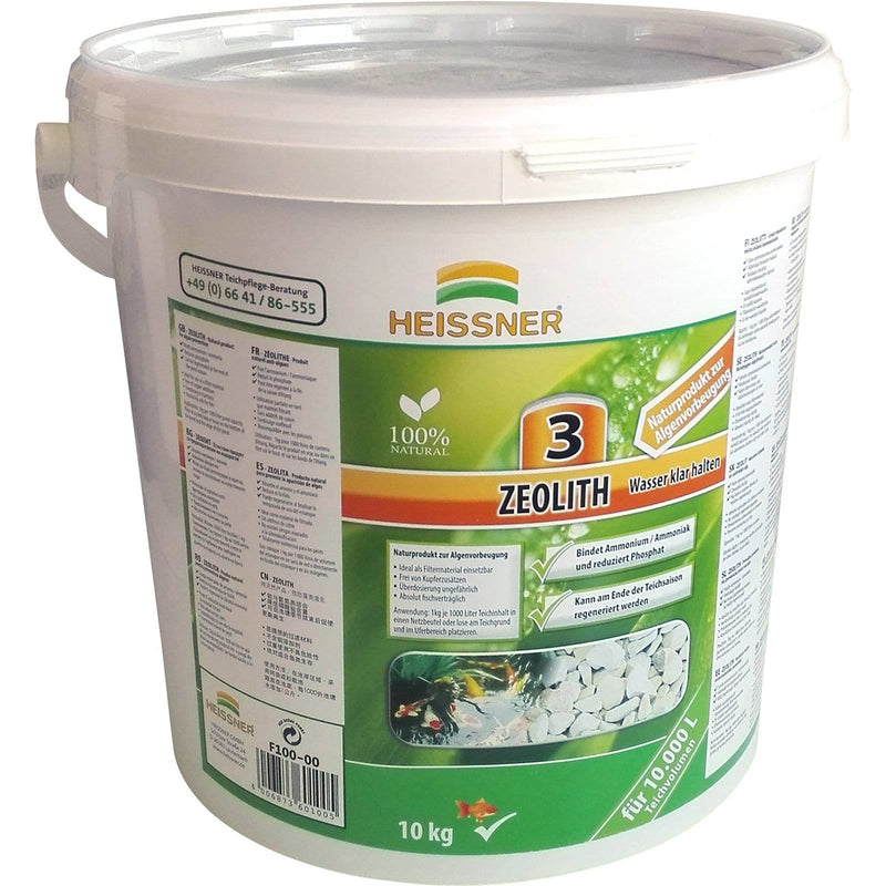 Heissner Zéolithe 10 kg - Prévention naturelle des algues - Heissner 4006873601005 F100-00