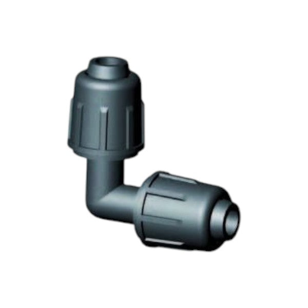 PP 16mm elbow compression fitting for drip irrigation tubing