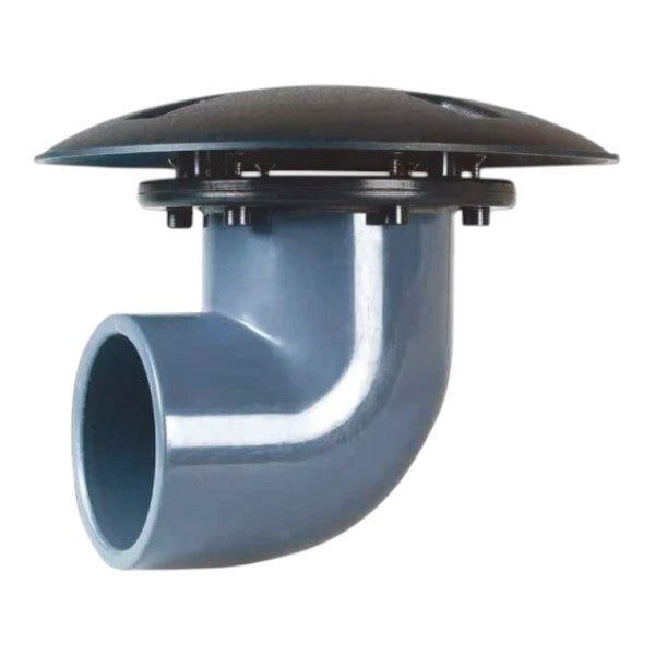 RTF bodemafvoer 50mm-63mm met bocht