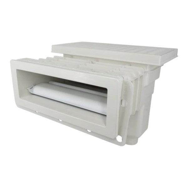 AstralPool Unik complete 6° polyester skimmer.