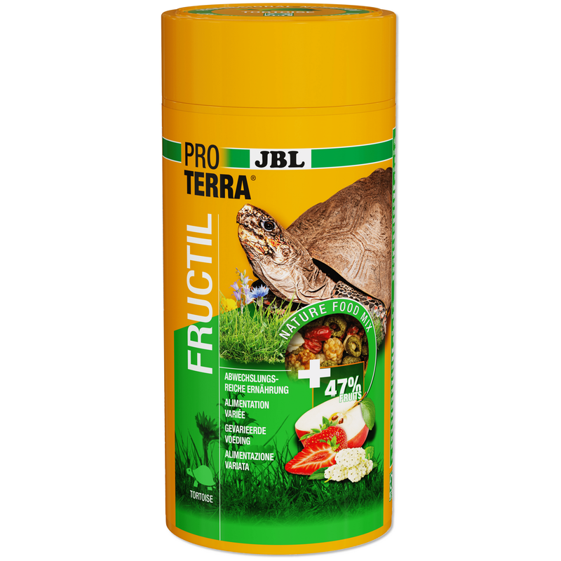 JBL 1000 ml ProTerra JBL Fructil - Aliment de base aux fruits pour une alimentation variée de toutes les tortues terrestres 4014162721129 7211200