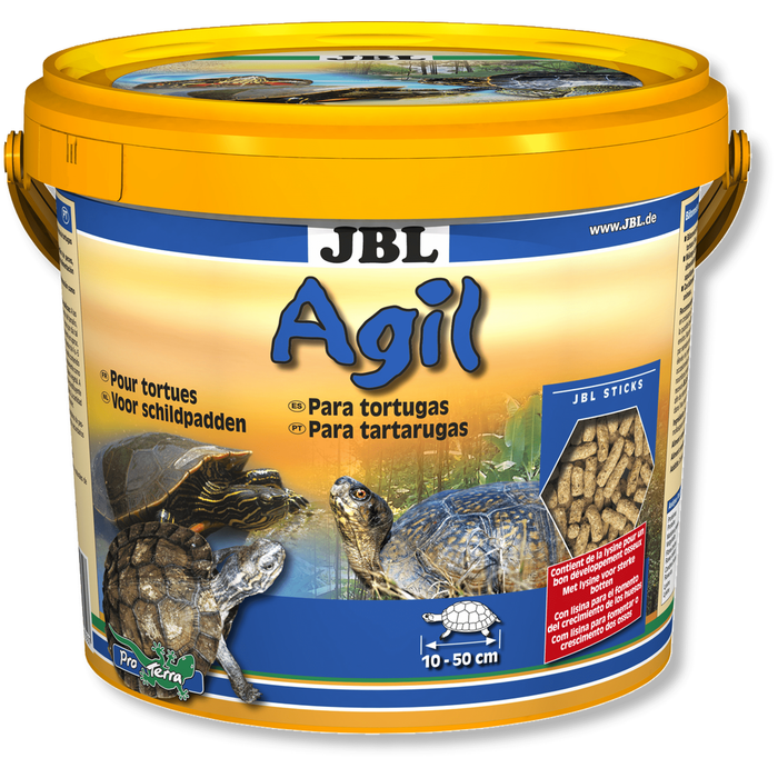 JBL 2.5 litres JBL Agil - Aliment de base en bâtonnets pour tortues d'eau de 10 à 50 cm 4014162013507 7034481