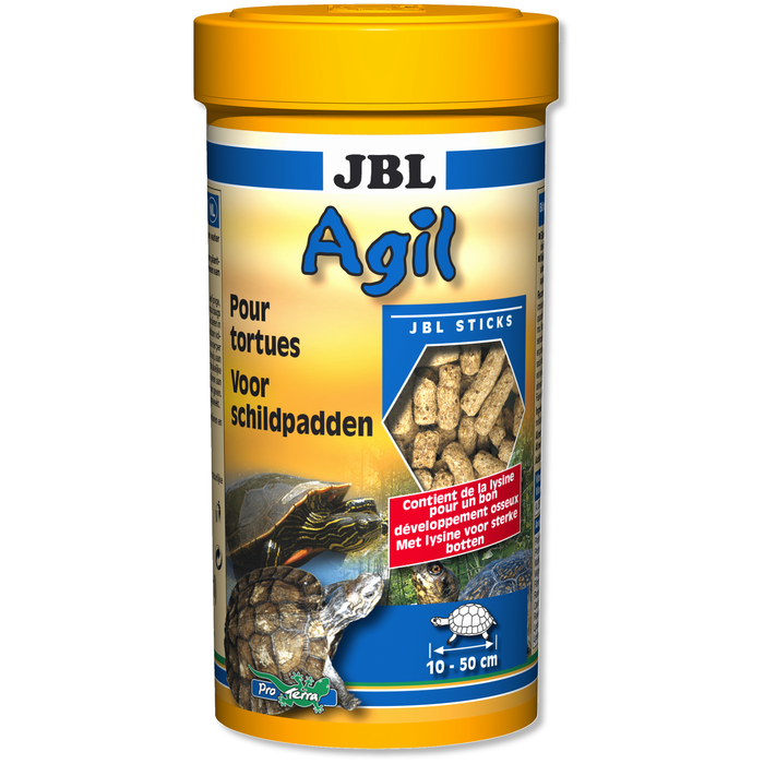 JBL 250 ml JBL Agil - Aliment de base en bâtonnets pour tortues d'eau de 10 à 50 cm 4014162013583 7034280