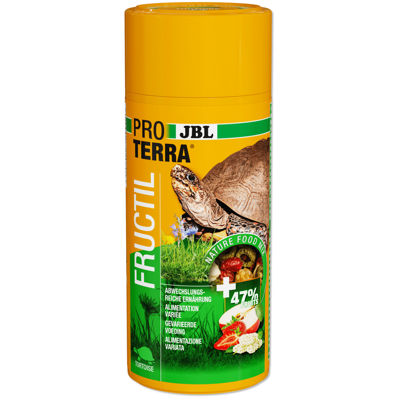 JBL 250 ml ProTerra JBL Fructil - Aliment de base aux fruits pour une alimentation variée de toutes les tortues terrestres 4014162721112 7211100