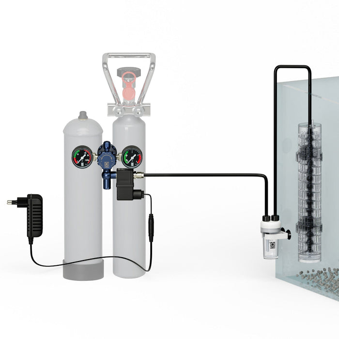 JBL JBL PROFLORA CO2 ADVANCED SET V - Kit de fertilisation au CO2, avec 2 manomètres et coupure nocturne 4014162646415 6464100