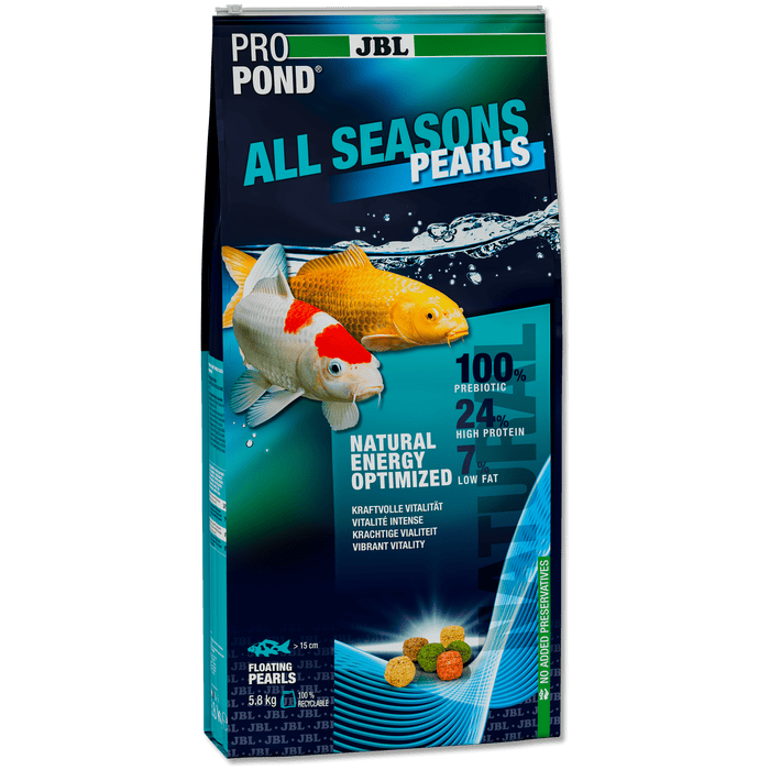 JBL JBL ProPond All Seasons Pearls - 32L/5.8kg - Granulés 4 saisons pour carpes koï et autres poissons de bassin 5011600