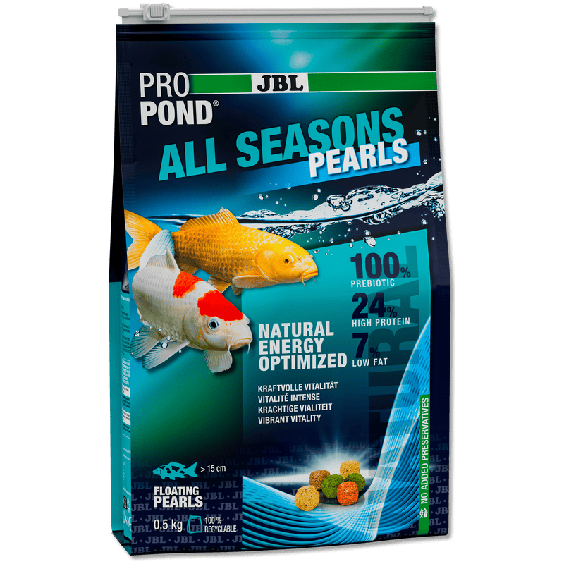 JBL JBL ProPond All Seasons Pearls - 3L/0.5kg - Granulés 4 saisons pour carpes koï et autres poissons de bassin 5011200