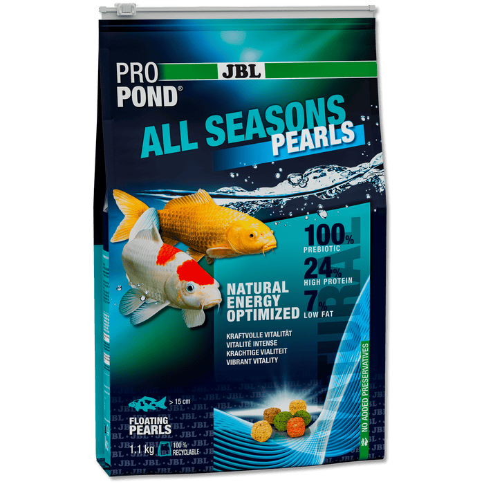 JBL JBL ProPond All Seasons Pearls - 6L/1.1kg - Granulés 4 saisons pour carpes koï et autres poissons de bassin 5011400