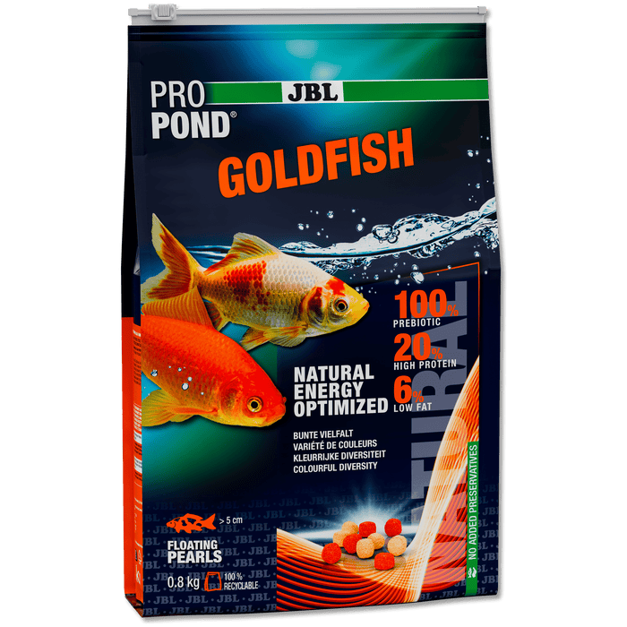 JBL JBL ProPond Goldfish Poissons rouges - 6L/0.8kg -Aliment 4 saisons pour poissons rouges et queues de voile 5020400