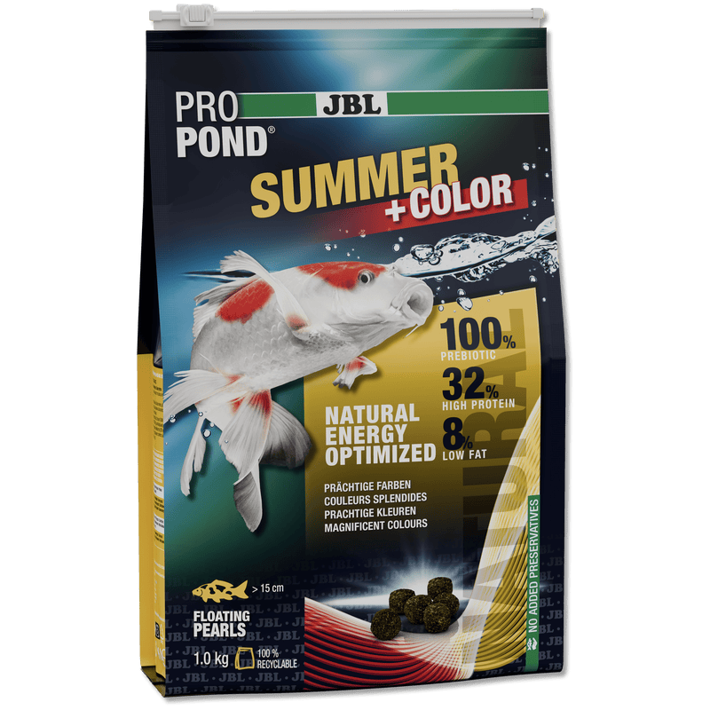 JBL JBL ProPond Summer+Color - 3L/1kg - Aliment d’été pour carpes koïs et autres poissons de bassin 5015200