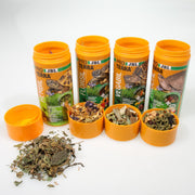 JBL ProTerra JBL Tortoise Menu - Assortiment de 4 types d'aliments pour toutes les tortues terrestres 4014162721501 7215000