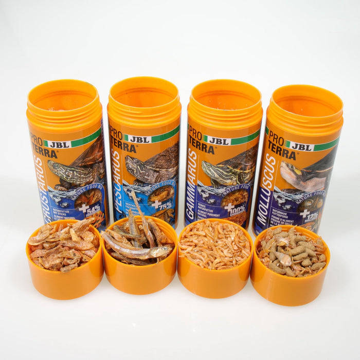 JBL ProTerra JBL Turtule Menu -Assortiment de 4 types de nourriture pour toutes les tortues d'eau et cistudes 4014162723604 7236000