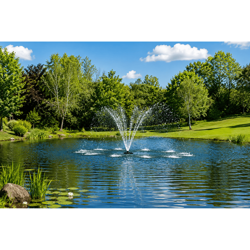 Kasco Pompes pour jeux d'eau Fontaine flottante Kasco 2400EJF – 500W - Aération, oxygénation et mise en valeur des étangs jusqu'à 1 000 m² 8717605094519 MD850